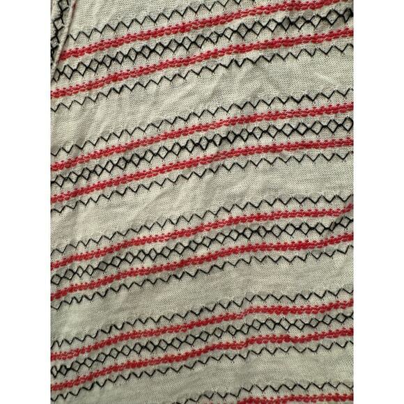 Max Studio Cotton Sleeveless White Dress with Embroidery Size Medium - Picture 6 of 7